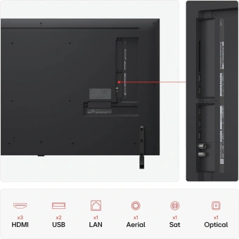 Телевизор LED LG 55" 55QNED80A6A.ARUG черный титан 4K Ultra HD 60Hz DVB-T DVB-T2 DVB-C DVB-S DVB-S2 USB WiFi Smart TV - купить недорого с доставкой в интернет-магазине