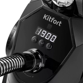 Отпариватель напольный Kitfort КТ-9115 2200Вт черный - купить недорого с доставкой в интернет-магазине