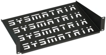 Полка стационарная Sysmatrix SH 3003.900 1U нагр.:15кг. 19" 300мм черный (упак.:1шт) - купить недорого с доставкой в интернет-магазине