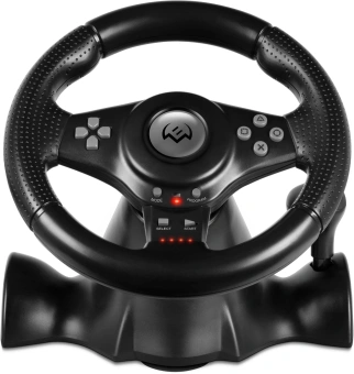Руль Sven GC-W150 16кноп. (с педалями) черный - купить недорого с доставкой в интернет-магазине