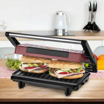 Сэндвичница Kitfort КТ-3639 750Вт красный/черный - купить недорого с доставкой в интернет-магазине