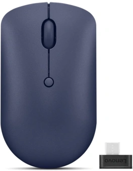 Мышь Lenovo 540 USB-C Wireless Compact темно-синий оптическая 2400dpi беспров. USB-C для ноутбука 3but (GY51D20871) - купить недорого с доставкой в интернет-магазине