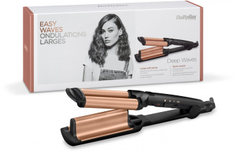 Щипцы Babyliss W2447E 85Вт черный макс.темп.:200С покрытие:керамико-турмалиновое - купить недорого с доставкой в интернет-магазине