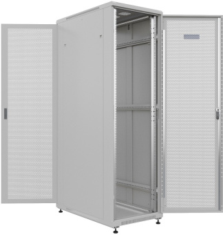 Шкаф серверный NTSS Премиум (NTSS-R22U60100PD/PD) напольный 22U 600x1000мм пер.дв.перфор. задн.дв.перфор. 900кг серый 910мм 56кг 1102мм IP20 сталь - купить недорого с доставкой в интернет-магазине