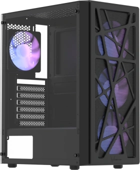 Корпус Formula Mana V2 черный без БП ATX 9x120mm 1x140mm 1xUSB2.0 1xUSB3.0 bott PSU - купить недорого с доставкой в интернет-магазине