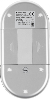 Весы кухонные электронные Beurer KS36 макс.вес:2кг черный - купить недорого с доставкой в интернет-магазине