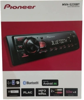 Автомагнитола Pioneer MVH-S235BT 1DIN 4x50Вт 2 RDS - купить недорого с доставкой в интернет-магазине