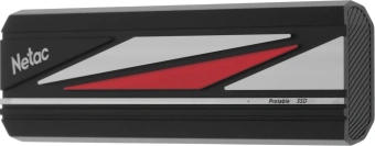 Накопитель SSD Netac USB-C 256GB NT01ZX20L-256G-32BK ZX20L черный - купить недорого с доставкой в интернет-магазине