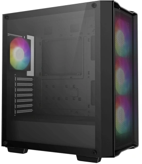 Корпус Deepcool CC560 MESH V2 черный без БП ATX 8x120mm 5x140mm 1xUSB2.0 audio bott PSU - купить недорого с доставкой в интернет-магазине