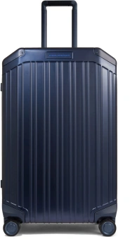 Чемодан Piquadro ALUB2 (BV4427ALUB2/BLU2) 46x69x27см 67л. 6.236кг. алюминий/натур.кожа темно-синий - купить недорого с доставкой в интернет-магазине