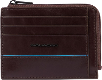 Кошелек мужской Piquadro Blue Square Revamp PP4822B2VR/MO красное дерево натур.кожа - купить недорого с доставкой в интернет-магазине