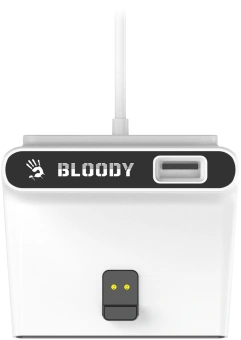 Мышь A4Tech Bloody R77 Ultra Dock белый оптическая 20000dpi беспров. USB 5but - купить недорого с доставкой в интернет-магазине
