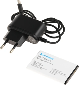 Мобильный телефон Xenium X700 черный моноблок 2Sim 2.31" 240x320 Nucleus 0.3Mpix GSM900/1800 MP3 FM microSD max32Gb - купить недорого с доставкой в интернет-магазине