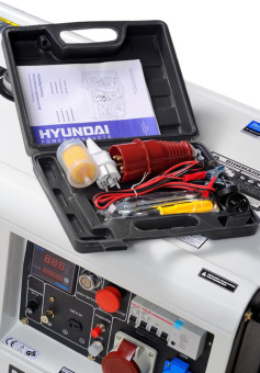 Генератор Hyundai DHY 8000SE-3 6.5кВт - купить недорого с доставкой в интернет-магазине
