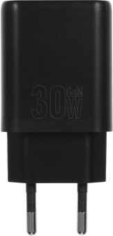 Сетевое зар./устр. Hoco Gentle PD30W+QC3.0 30W 3A (PD+QC) USB/USB Type-C универсальное черный (44358) - купить недорого с доставкой в интернет-магазине
