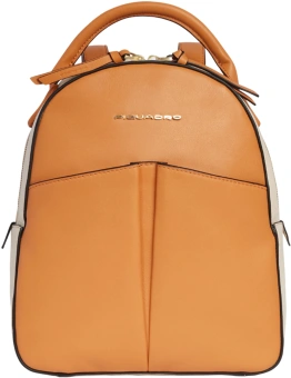 Рюкзак женский Piquadro Ashley CA6454W134/AR охра/бежевый кожа - купить недорого с доставкой в интернет-магазине