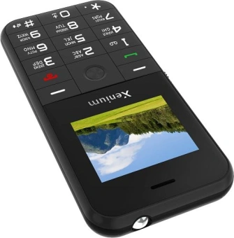 Мобильный телефон Xenium X718 черный моноблок 2Sim 1.77" 128x160 Spreadtrum ThreadX RTOS 0.3Mpix GSM900/1800 MP3 - купить недорого с доставкой в интернет-магазине