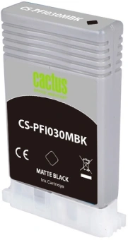 Картридж струйный Cactus CS-PFI030MBK PFI-030MBK черный матовый (55мл) для Canon imagePROGRAF TA-20/30 - купить недорого с доставкой в интернет-магазине