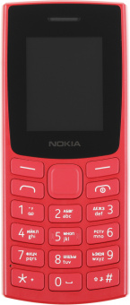 Мобильный телефон Nokia 106 DS TA-1564 красный моноблок 2Sim 1.8" 120x160 Series 30+ GSM900/1800 GSM1900 FM microSD max32Gb - купить недорого с доставкой в интернет-магазине
