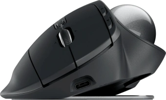 Трекбол Logitech Trackball MX Ergo S графитовый оптическая 2048dpi silent беспров. BT/Radio USB 8but (910-007261) - купить недорого с доставкой в интернет-магазине