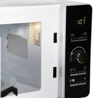 Микроволновая Печь Oursson MD2033/WH 20л. 700Вт белый/черный - купить недорого с доставкой в интернет-магазине