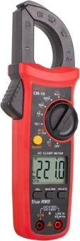Клещи токоизмерительные RGK CM-10 цифр. измер.ток:переменный/постоянный красный/черный (776417) - купить недорого с доставкой в интернет-магазине