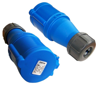 Вилка Lanmaster (LAN-IEC-309-32A1P/M) IEC 309 32A 250V blue - купить недорого с доставкой в интернет-магазине