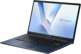 Ноутбук Asus VivoBook 14 X1404VA-I712512 Core i7 1355U 12Gb SSD512Gb Intel Iris Xe graphics 14" IPS FHD (1920x1080) Windows 11 Home Multi Language blue WiFi BT Cam (90NB10I1-M016A0) - купить недорого с доставкой в интернет-магазине