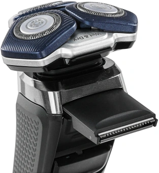 Бритва роторная Philips Series 7000 S7887/55 реж.эл.:3 питан.:аккум. черный/синий - купить недорого с доставкой в интернет-магазине