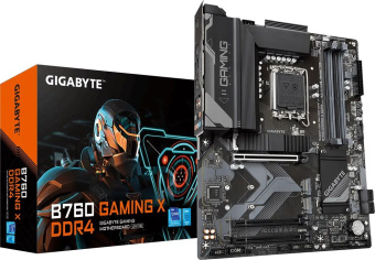 Материнская плата Gigabyte B760 GAMING X DDR4 Soc-1700 Intel B760 4xDDR4 ATX AC`97 8ch(7.1) 2.5Gg RAID+HDMI+DP - купить недорого с доставкой в интернет-магазине