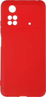 Чехол (клип-кейс) DF для Poco M4 Pro (4G) poCase-03 красный (POCASE-03 (RED)) - купить недорого с доставкой в интернет-магазине