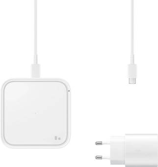 Беспроводное зар./устр. Samsung EP-P2400 15W 2.77A (QC) USB Type-C для Samsung белый (EP-P2400TWEGEU) - купить недорого с доставкой в интернет-магазине