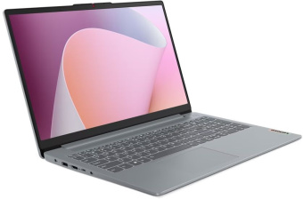 Ноутбук Lenovo IdeaPad Slim 3 15AMN8 Ryzen 5 7520U 8Gb SSD256Gb AMD Radeon 610M 15.6" TN FHD (1920x1080) noOS grey WiFi BT Cam (82XQ0006RK) - купить недорого с доставкой в интернет-магазине