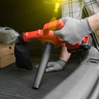 Воздуходувка-пылесос MTX LB-185 пит.:от аккум. красный/черный - купить недорого с доставкой в интернет-магазине