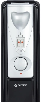Радиатор масляный Vitek VT-1717 1500Вт черный - купить недорого с доставкой в интернет-магазине