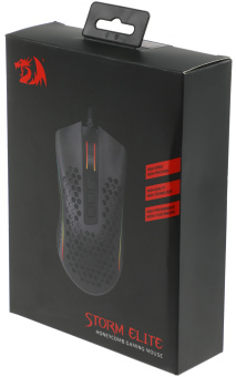Мышь Redragon Storm Elite черный оптическая 16000dpi USB для ноутбука 7but (77853) - купить недорого с доставкой в интернет-магазине