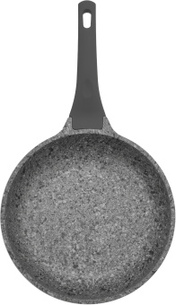 Сковорода Rondell Granit Carrara RDA-1843 круглая 20см покрытие: Quantum2 ручка несъемная (без крышки) серый - купить недорого с доставкой в интернет-магазине