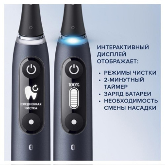 Зубная щетка электрическая Oral-B iO Series 7 Onyx черный - купить недорого с доставкой в интернет-магазине