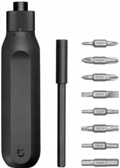 Отвертка Xiaomi Mi 16-in-1 Ratchet Screwdriver в компл.:16 предметов жесткий кейс (BHR4779GL) - купить недорого с доставкой в интернет-магазине