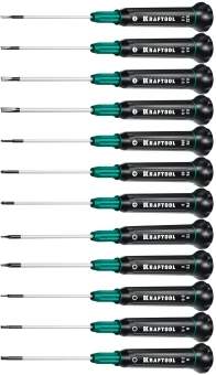 Набор отверток Kraftool 25689 в компл.:12 предметов - купить недорого с доставкой в интернет-магазине