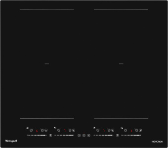 Индукционная варочная поверхность Weissgauff HI 644 Flex черный - купить недорого с доставкой в интернет-магазине