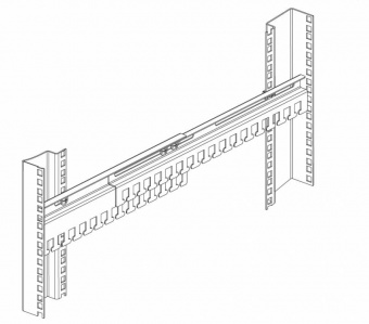 Кабельный органайзер Горизонтальный ЦМО ГКО-45-100 двухсторонний окна 1U глуб.:67.6мм - купить недорого с доставкой в интернет-магазине