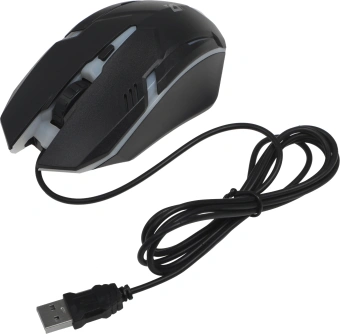 Мышь Defender Cyber MB-560L черный оптическая 1600dpi USB для ноутбука 2but (52560) - купить недорого с доставкой в интернет-магазине