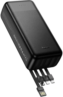 Мобильный аккумулятор Hoco J163B Wonderfu 30000mAh 3A черный (64615) - купить недорого с доставкой в интернет-магазине