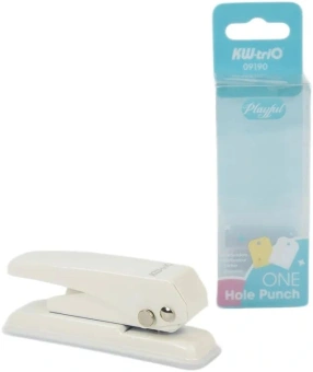 Дырокол Kw-Trio 09190WHITE макс.:20лист. металл белый отв.:1 - купить недорого с доставкой в интернет-магазине
