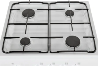 Плита Газовая Darina S GM 441 001 W белый/черный (без крышки) реш.сталь - купить недорого с доставкой в интернет-магазине