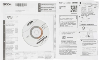 МФУ струйный Epson L3216 (C11C68518/CJ68518/CJ68502) A4 белый - купить недорого с доставкой в интернет-магазине