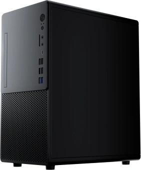 Корпус Accord ACC-U02B OFFICE черный без БП mATX 2xUSB2.0 2xUSB3.0 2xUSB3.1 audio - купить недорого с доставкой в интернет-магазине