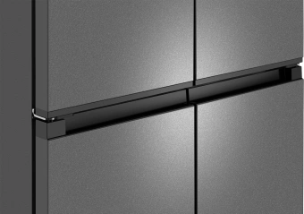 Холодильник Weissgauff WCD 450 Bru Steel Glass NoFrost Inverter 3-хкамерн. сталь инвертер - купить недорого с доставкой в интернет-магазине