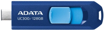 Флеш Диск A-Data 128GB Type-C UC300 ACHO-UC300-128G-RNB/BU USB3.2 синий/голубой - купить недорого с доставкой в интернет-магазине